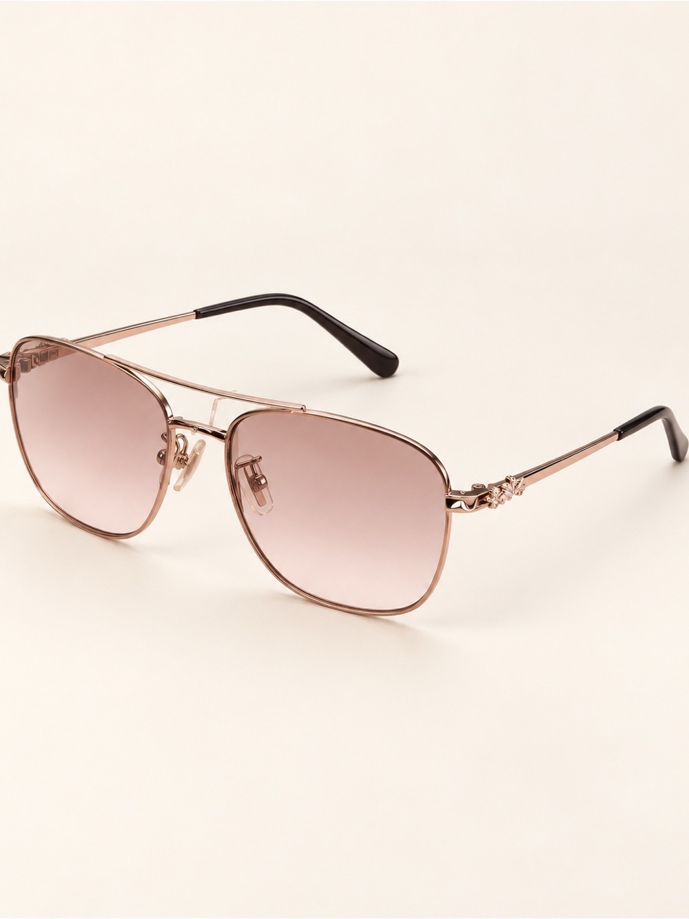 Coach Women’s Sunglasses - Rose Gold Frame, Light Pink Lenses